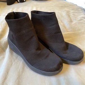 Black stylish sneakers